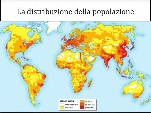 La popolazione del pianeta (geografia e demografia)