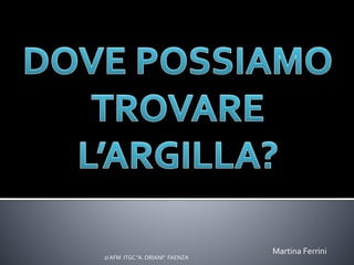 2I AFM ITGC "A. ORIANI" FAENZA
Martina Ferrini
 