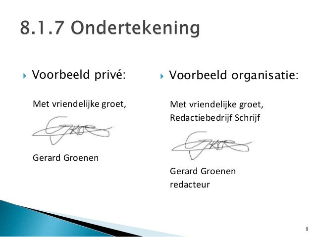 Via hb d6 h8 brieven en e mails