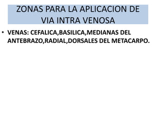 Via intra muscular e intra venosa | PPTX