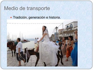 Medio de transporteTradición, generación e historia.