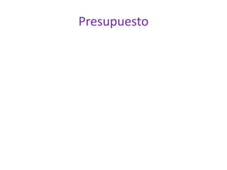 Presupuesto
 