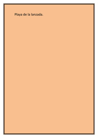 Playa de la lanzada.
 
