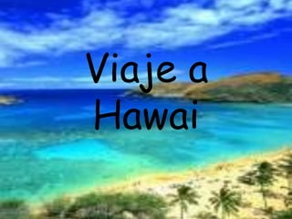 Viaje a Hawai 
