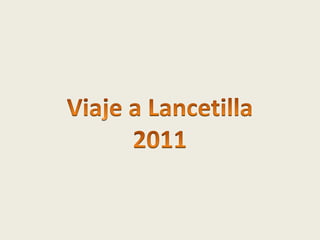 Viaje a Lancetilla2011 