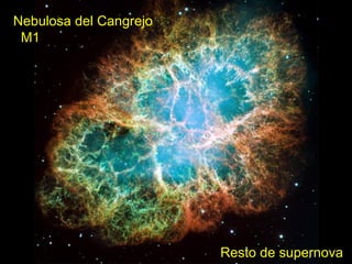 Nebulosa del Cangrejo M1 Resto de supernova 