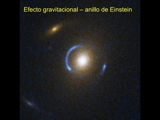 Efecto gravitacional – anillo de Einstein 