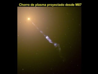 Chorro de plasma proyectado desde M87 