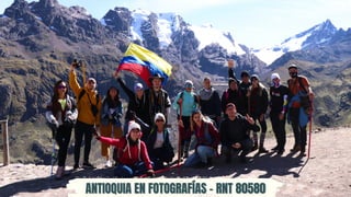 ANTIOQUIA EN FOTOGRAFÍAS - RNT 80580
ANTIOQUIA EN FOTOGRAFÍAS - RNT 80580
 