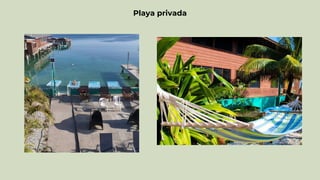 Playa privada
 