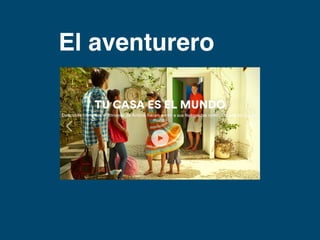 Orden, belleza y armonía 
Dejar huella 
en el universo 
El ser humano 
no es una isla 
La búsqueda 
del paraíso 
 