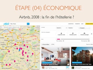 ÉTAPE (04) ÉCONOMIQUE	

Airbnb, 2008 : la ﬁn de l’hôtellerie ?
 