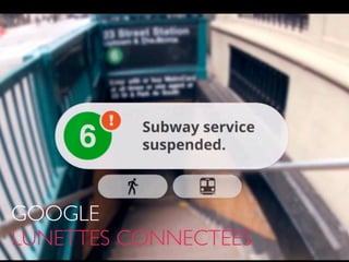 GOOGLE
LUNETTES CONNECTÉES
 