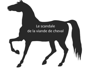 Le scandale
de la viande de cheval
 