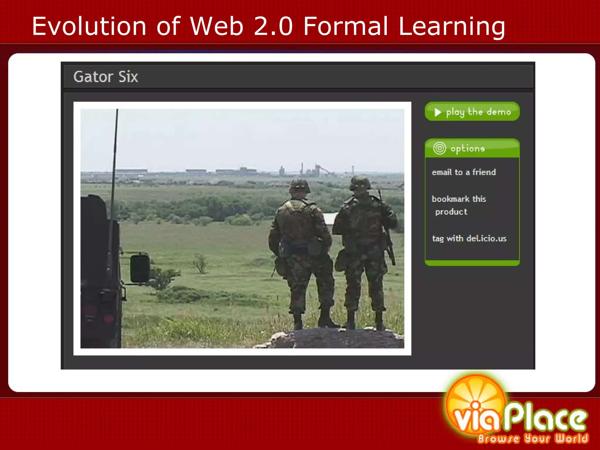 Evolution of Web 2.0 Formal Learning 