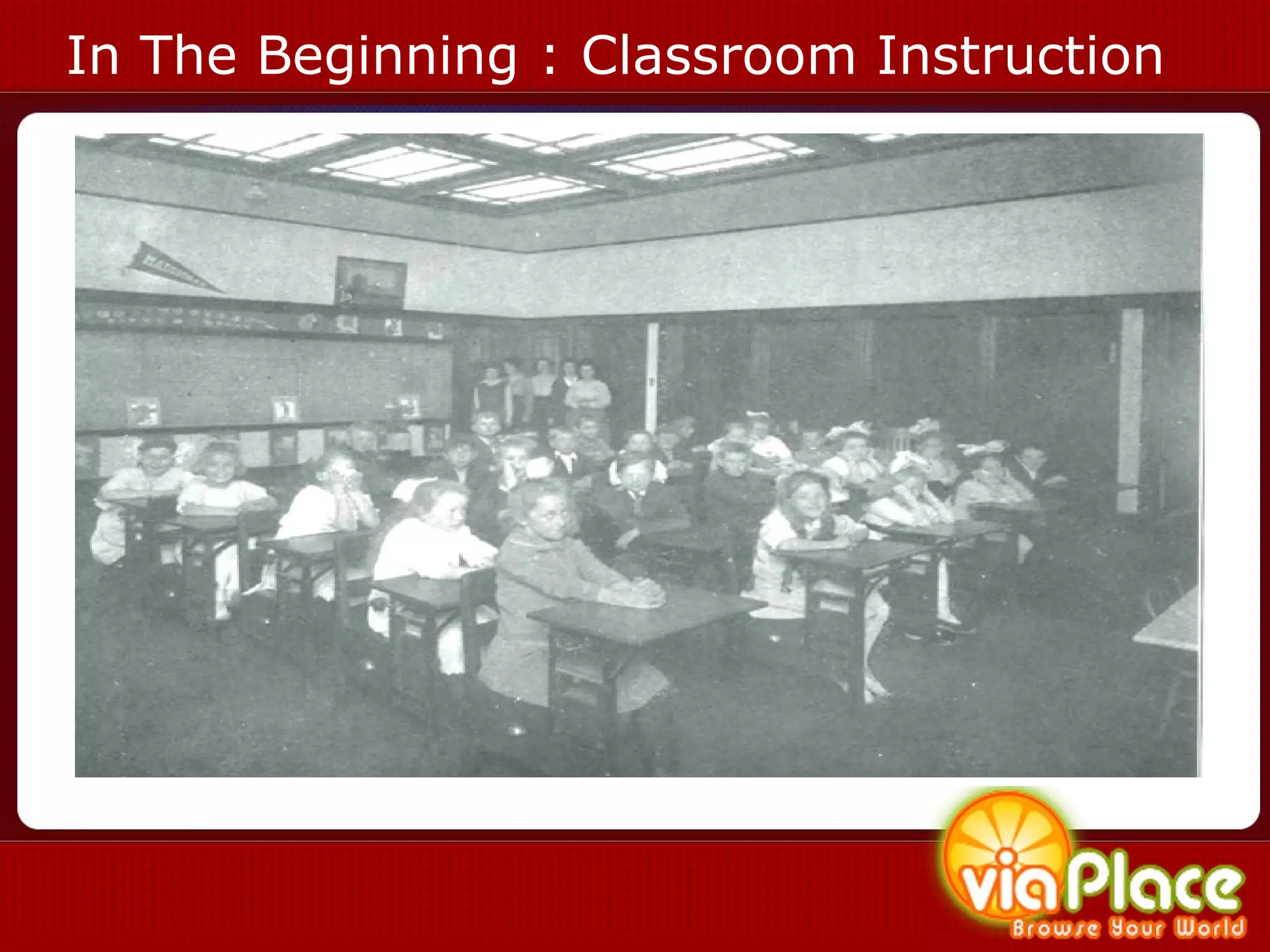 In The Beginning : Classroom Instruction 
