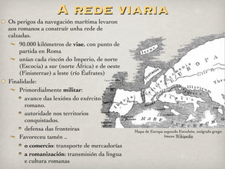 en ruta
Via Heraclea ou Via Augusta:
Emporion - Barcino -Tarraco - Saguntum
- Valentia - Castulo - Corduba - Hispalis -
Gades (hoxe A-7)
Summum Pyrenaeum. A via Augusta entra en Hispania.
Imaxe Luis Inclán na galería de Chiron en Flickr
Maqueta da via Augusta ao seu paso por Tarraco.
Imaxe de Manel na galería de Chiron en Flickr
Mapa: www.irabia.org
 