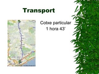 Transport Cotxe particular 1 hora 43’ 