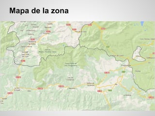 Mapa de la zona
 