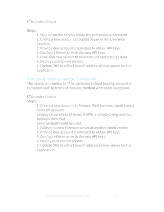 Via TRM Information Security Policy and Disaster Recovery Plan v 022616 ...