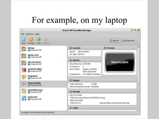 For example, on my laptop 