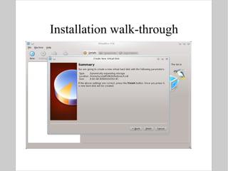 Installation walk-through 