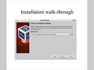 Installation walk-through 