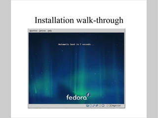 Installation walk-through 