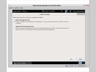 Installation walk-through 