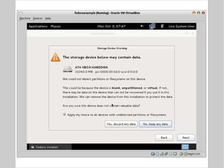 Installation walk-through 