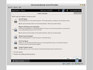 Installation walk-through 