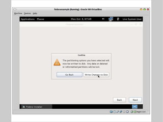 Installation walk-through 