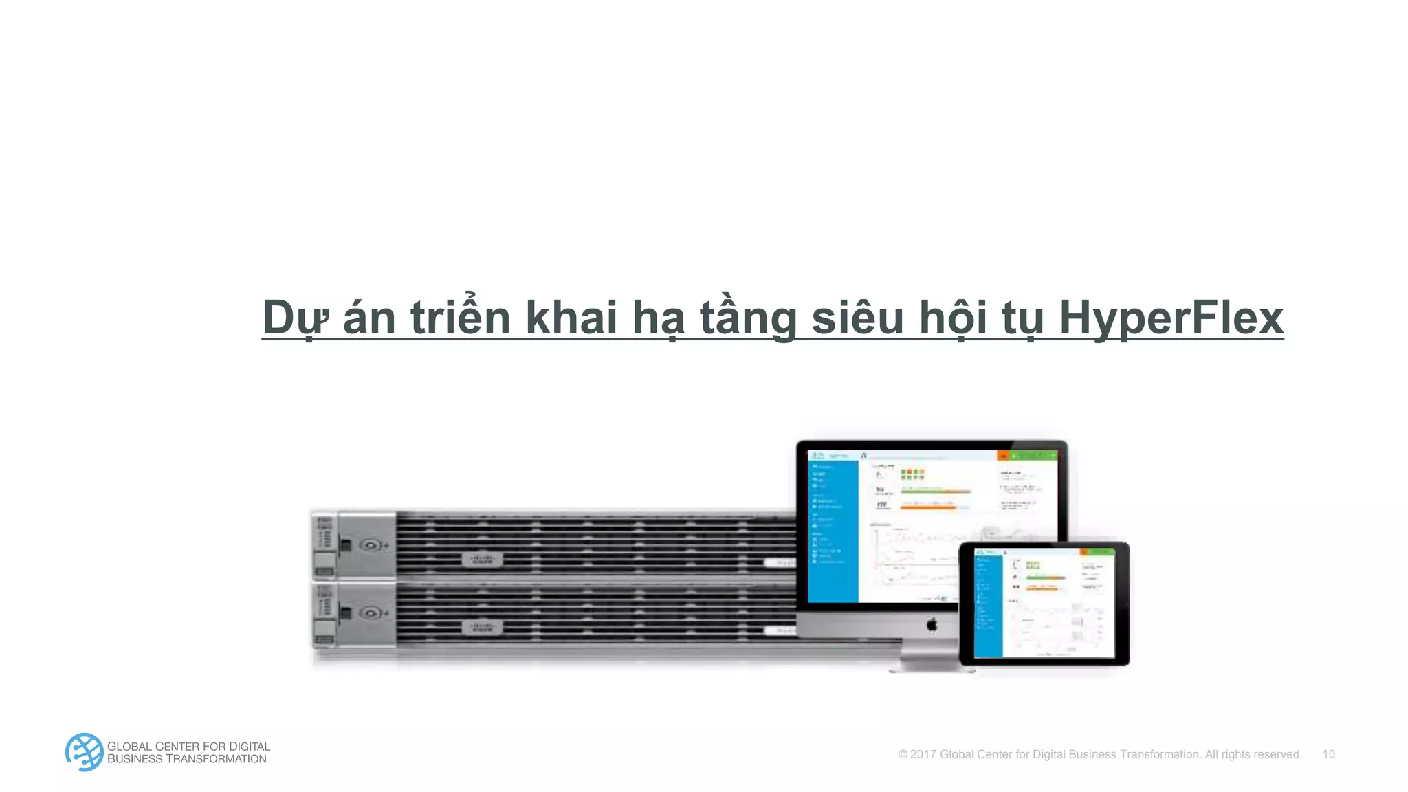 © 2017 Global Center for Digital Business Transformation. All rights reserved.
Dự án triển khai hạ tầng siêu hội tụ HyperFlex
 
