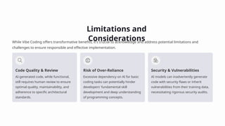 Software Limitations Code Vibe-Coding-for-software-develpoment-and-engineering | PPTX