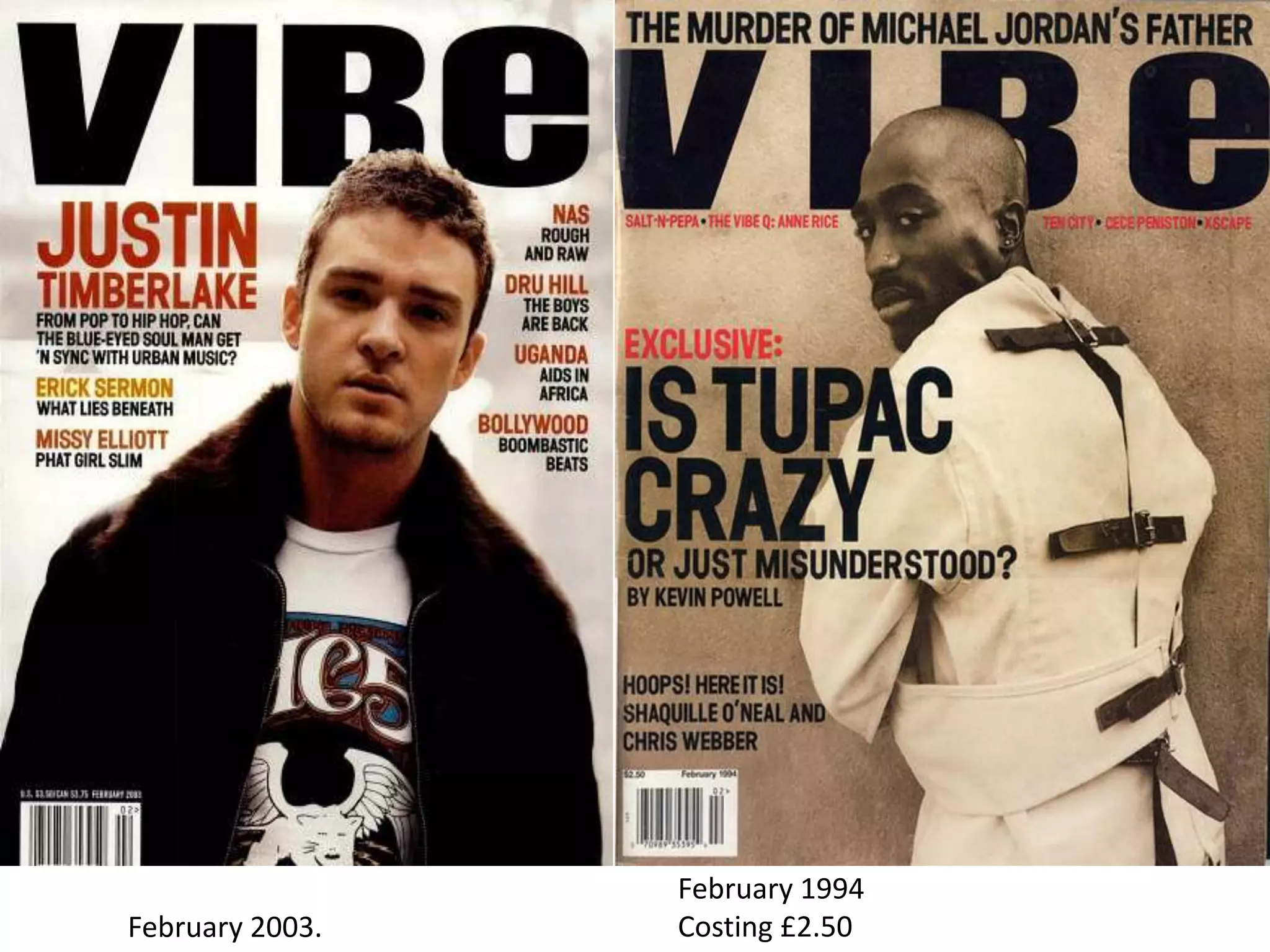 February 1994
February 2003.   Costing £2.50
 