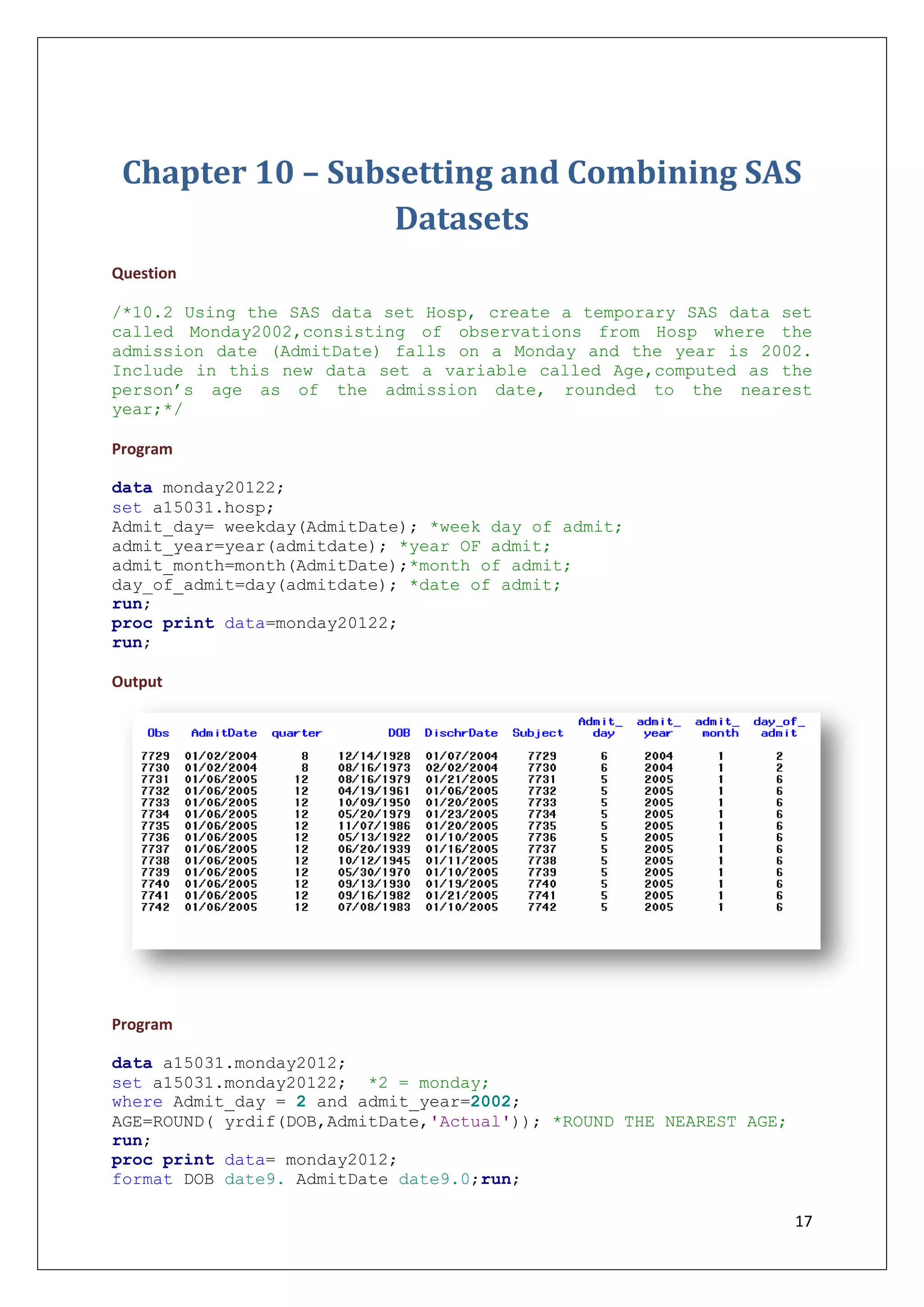 Learning SAS by Example -A Programmer’s Guide by Ron CodySolution | PDF ...