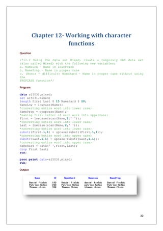Learning SAS by Example -A Programmer’s Guide by Ron CodySolution | PDF