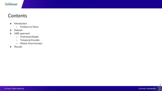 Video Inference VIBE: Video Inference for Human Body Pose and Shape Estimation | PPTX