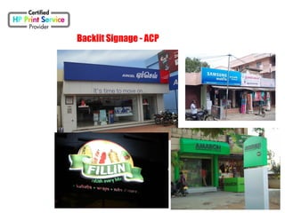 Backlit Signage - ACP
 