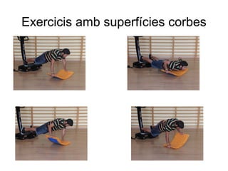 Exercicis amb superfícies corbes
 