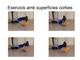 Exercicis amb superfícies corbes
 