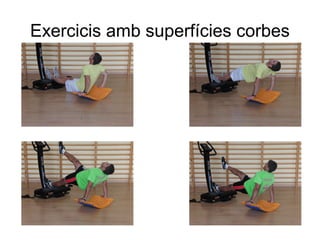 Exercicis amb superfícies corbes
 