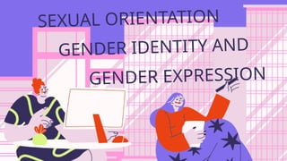 Vibrant Bold Illustrative Gender Diversity and Inclusivity Presentation ...
