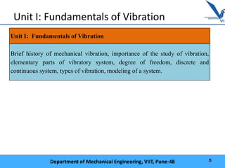 Mechanical Vibration at Pune University | PDF