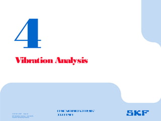 15-07-08 ©SKF Slide 26
SKF Reliability Systems – Asia Pacific
Condition Monitoring Products
4
Vibration Analysis
B
a
s
ic
V
ib
r
a
t
io
nA
n
a
l
y
s
is
–
I
n
d
o
n
e
s
ia
 