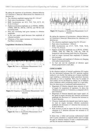 Vibration analysis of ci engine using fft analyzer | PDF