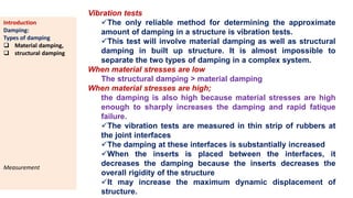 Vibration dampers | PPTX
