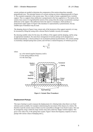 Vibration measurement | PDF