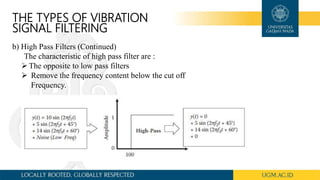 Vibration signal filtering | PPTX