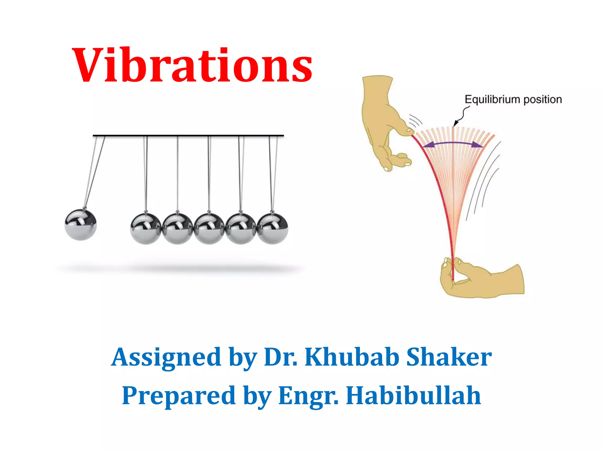Vibrations PDF Vibrations pdf